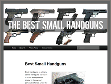 Tablet Screenshot of bestsmallhandguns.com